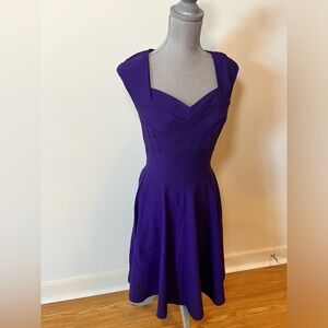 NWT MUXXN Women's 1950s Capshoulder Vintage Retro Swing Dress size M